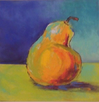 "Day 4 Pear" original fine art by Angeli Petrocco Coover "Day 4 Pear" original fine art by Angeli Petrocco Coover