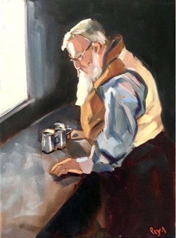 "Artisan at Work" original fine art by Piya Samant "Artisan at Work" original fine art by Piya Samant