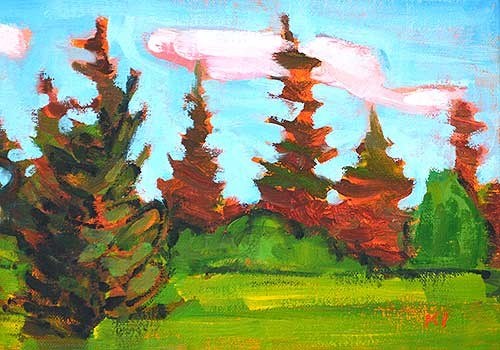 "Back to McCall" original fine art by Kevin Inman "Back to McCall" original fine art by Kevin Inman