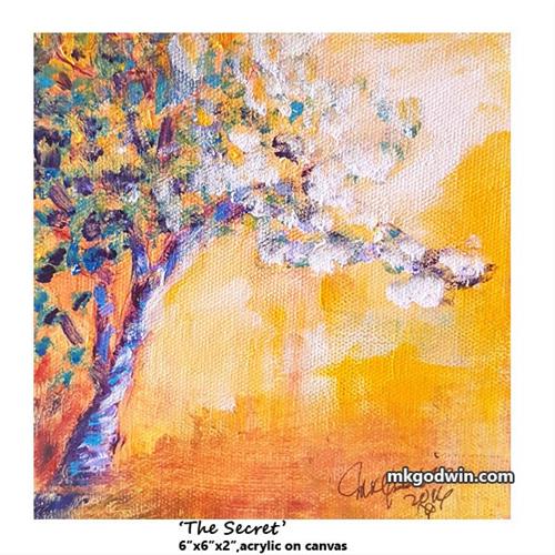 "The Secret" original fine art by Marie K Godwin "The Secret" original fine art by Marie K Godwin