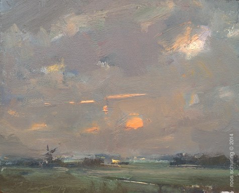 "Plein air Painting is the Key to better (Landscape) Painting" original fine art by Roos Schuring "Plein air Painting is the Key to better (Landscape) Painting" original fine art by Roos Schuring