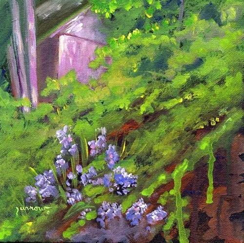 "Pretties from Douthat" original fine art by Sue Furrow "Pretties from Douthat" original fine art by Sue Furrow