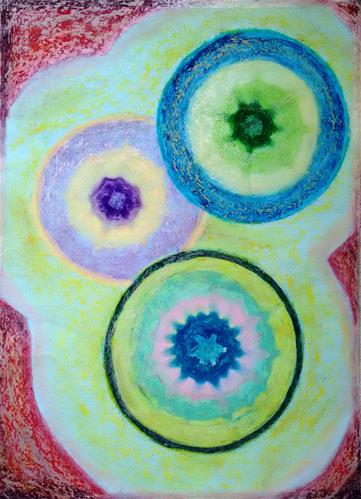 "Crystals" original fine art by Adéla Svobodová "Crystals" original fine art by Adéla Svobodová