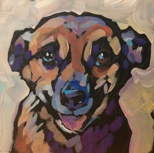 "Open Smile" original fine art by Kat Corrigan "Open Smile" original fine art by Kat Corrigan