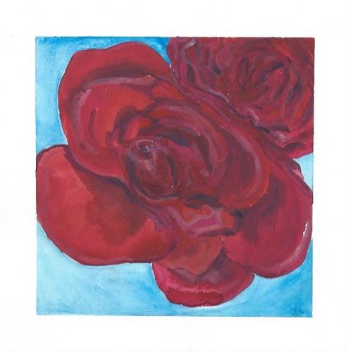 "Roses are Red" original fine art by Laura Denning "Roses are Red" original fine art by Laura Denning