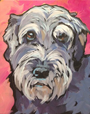 "Blueberry" original fine art by Kat Corrigan "Blueberry" original fine art by Kat Corrigan