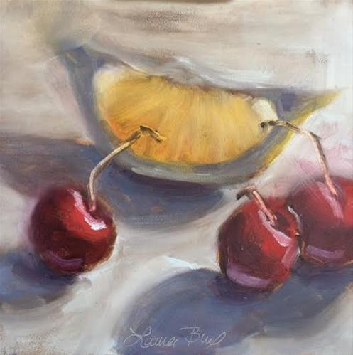 "Three Against One 481" original fine art by Laura Buxo "Three Against One 481" original fine art by Laura Buxo