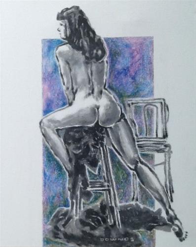 "341 LIFE DRAWING 37" original fine art by Trevor Downes "341 LIFE DRAWING 37" original fine art by Trevor Downes