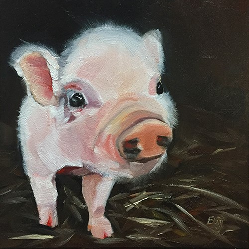 "Clarence" original fine art by Elizabeth Dawn Johnston "Clarence" original fine art by Elizabeth Dawn Johnston