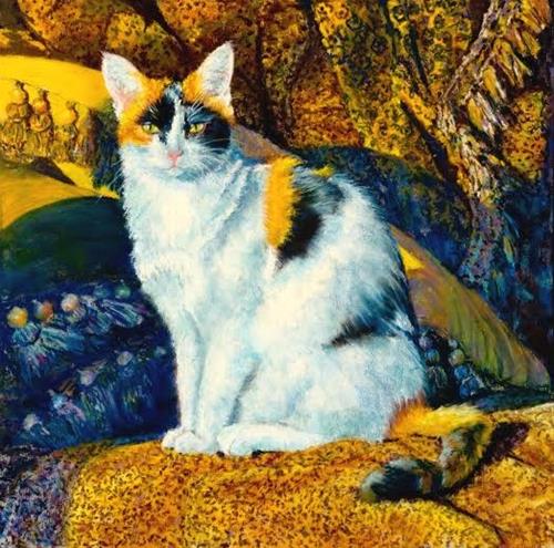 "Calico Couture" original fine art by Denise Beard "Calico Couture" original fine art by Denise Beard