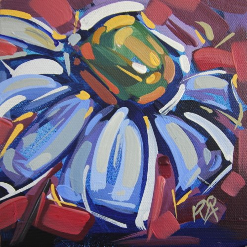 "Flower Abstraction 200" original fine art by Roger Akesson "Flower Abstraction 200" original fine art by Roger Akesson