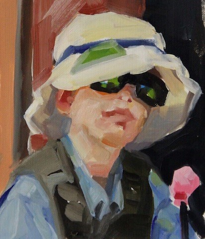 "The Strawberry Sucker" original fine art by C J Roughton "The Strawberry Sucker" original fine art by C J Roughton