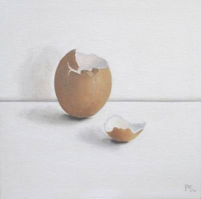 "The Egg Saga 1" original fine art by Pera Schillings "The Egg Saga 1" original fine art by Pera Schillings