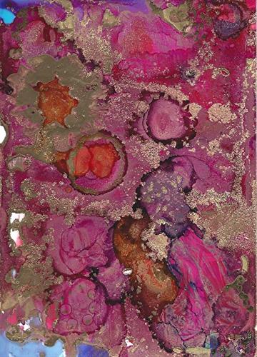 "Contemporary Abstract Alcohol Ink Painting Old Roses by Contemporary New Orleans Artist Lou Jordan" original fine art by Lou Jordan "Contemporary Abstract Alcohol Ink Painting Old Roses by Contemporary New Orleans Artist Lou Jordan" original fine art by Lou Jordan