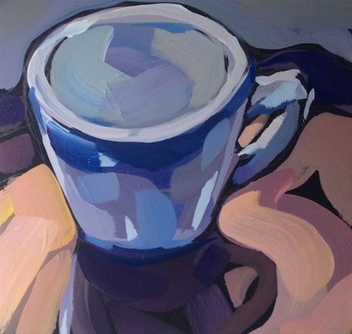 "Backlit Mug" original fine art by Kat Corrigan "Backlit Mug" original fine art by Kat Corrigan