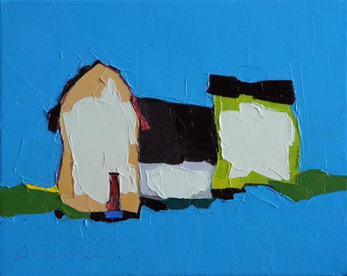 "Electric Blue" original fine art by Donna Walker "Electric Blue" original fine art by Donna Walker