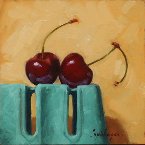 "Sweet Cherries" original fine art by David Capalungan "Sweet Cherries" original fine art by David Capalungan
