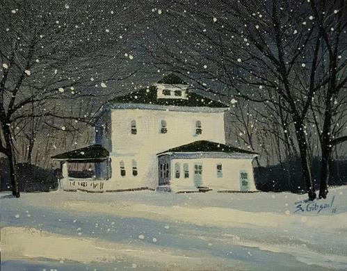 "Kevin Scout's Farmhouse" original fine art by Steve Gibson "Kevin Scout's Farmhouse" original fine art by Steve Gibson