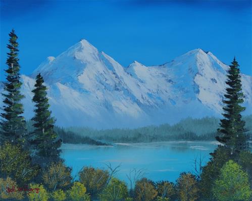 "Mountain Outlook" original fine art by Bob Williams "Mountain Outlook" original fine art by Bob Williams