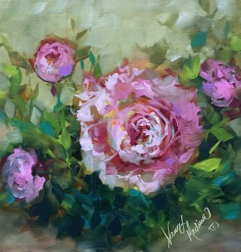 "Oh Solo Peony by Nancy Medina" original fine art by Nancy Medina "Oh Solo Peony by Nancy Medina" original fine art by Nancy Medina