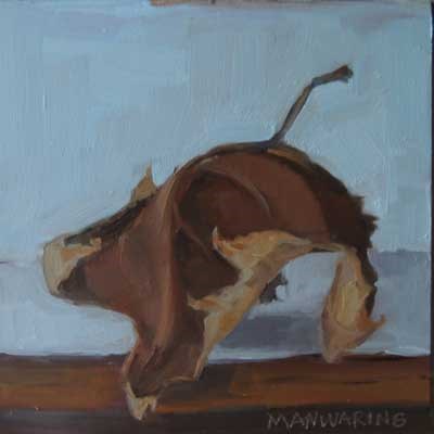"Maple Leaf #2" original fine art by Merle Manwaring "Maple Leaf #2" original fine art by Merle Manwaring