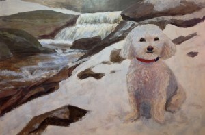 "Rondo by the Waterfall" original fine art by Jamie Williams Grossman "Rondo by the Waterfall" original fine art by Jamie Williams Grossman