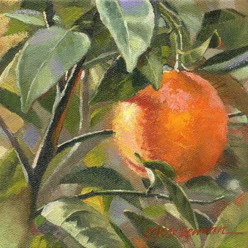 "January Sunshine" original fine art by Connie McLennan "January Sunshine" original fine art by Connie McLennan