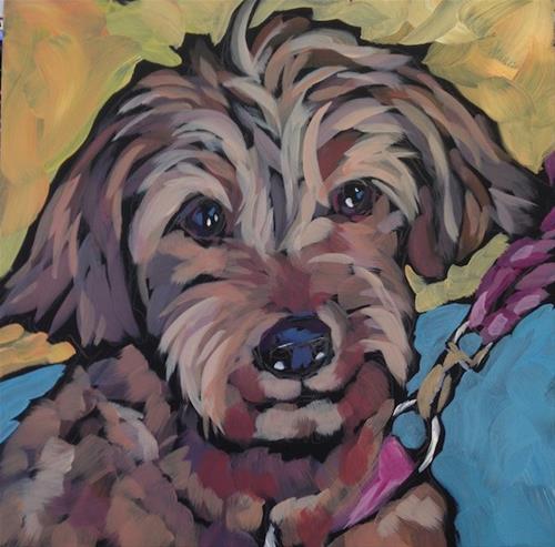 "September 21, Pappy!" original fine art by Kat Corrigan "September 21, Pappy!" original fine art by Kat Corrigan