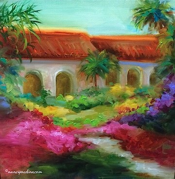 "Balboa Promenade and a San Diego Workshop - Paintings by Nancy Medina" original fine art by Nancy Medina "Balboa Promenade and a San Diego Workshop - Paintings by Nancy Medina" original fine art by Nancy Medina