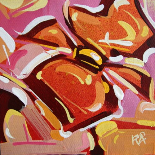 "Flower Abstraction 181" original fine art by Roger Akesson "Flower Abstraction 181" original fine art by Roger Akesson