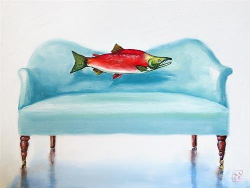"catch" original fine art by Kimberly Applegate "catch" original fine art by Kimberly Applegate