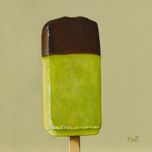"Champage Popsicle with Chocolate - Commission" original fine art by Kim Testone "Champage Popsicle with Chocolate - Commission" original fine art by Kim Testone