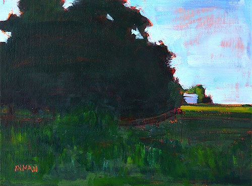 "Green Afternoon, Oklahoma" original fine art by Kevin Inman "Green Afternoon, Oklahoma" original fine art by Kevin Inman
