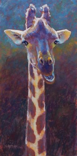 "G is for Giraffe (and the Little Rock Workshop)" original fine art by Rita Kirkman "G is for Giraffe (and the Little Rock Workshop)" original fine art by Rita Kirkman