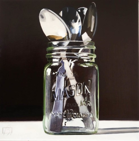"Spoons" original fine art by Andre Beaulieu "Spoons" original fine art by Andre Beaulieu