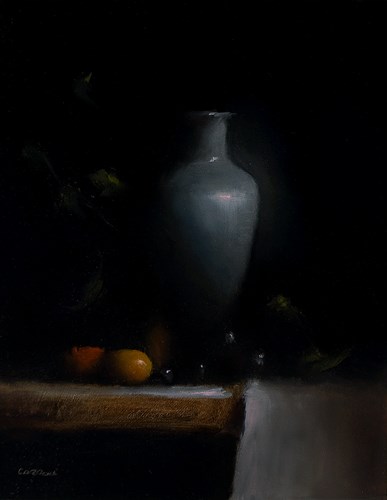 "Tall Blue Vase" original fine art by Neil Carroll "Tall Blue Vase" original fine art by Neil Carroll