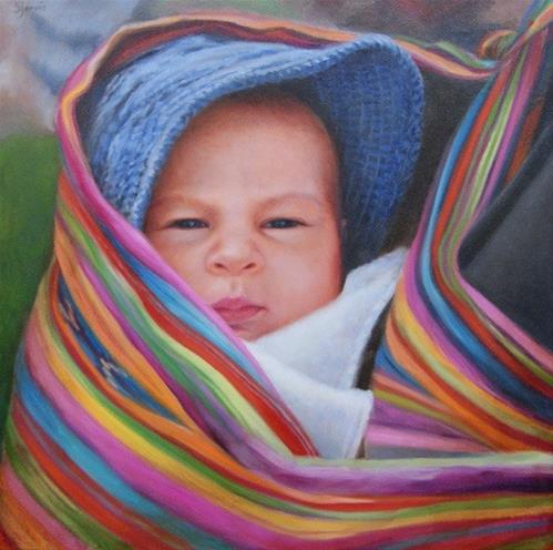 "Bundled" original fine art by Susan N Jarvis "Bundled" original fine art by Susan N Jarvis