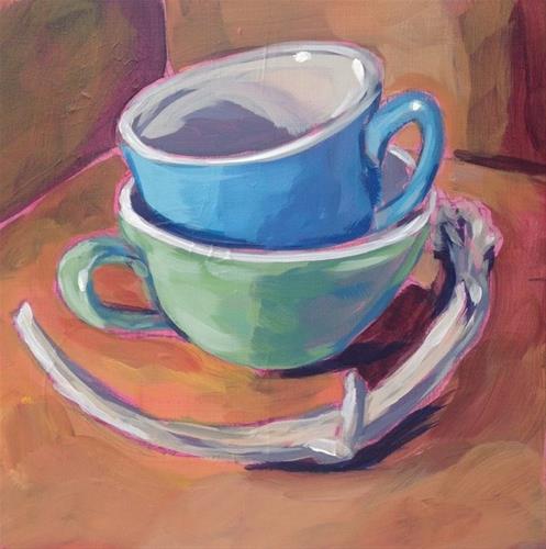 "Antler Stack" original fine art by Kat Corrigan "Antler Stack" original fine art by Kat Corrigan