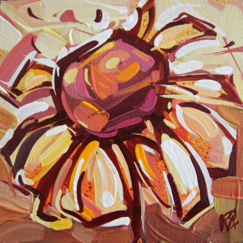 "Flower Abstraction 201" original fine art by Roger Akesson "Flower Abstraction 201" original fine art by Roger Akesson