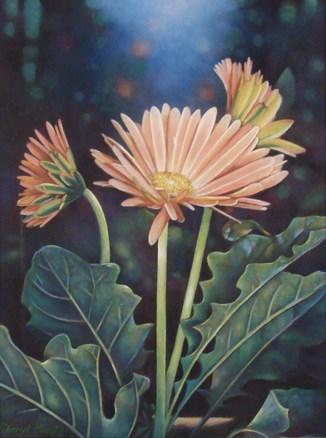 "Blooming in Seattle" original fine art by Cheryl Plautz "Blooming in Seattle" original fine art by Cheryl Plautz