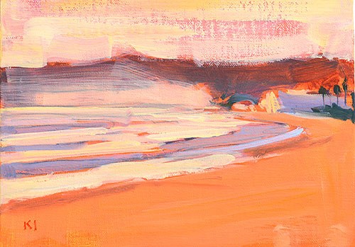 "Sunset, Coronado" original fine art by Kevin Inman "Sunset, Coronado" original fine art by Kevin Inman