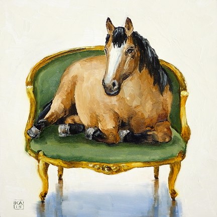 "go mustangs!" original fine art by Kimberly Applegate "go mustangs!" original fine art by Kimberly Applegate