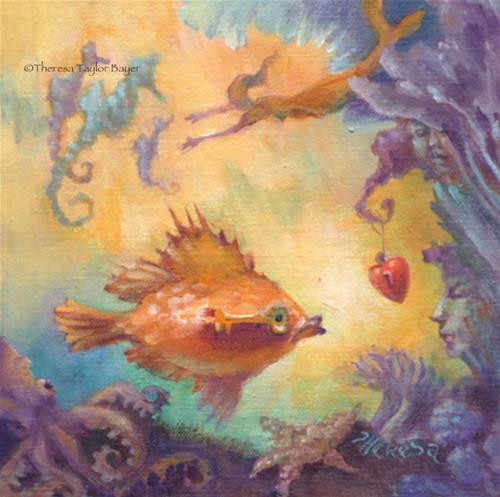"Deep Waters" original fine art by Theresa Taylor Bayer "Deep Waters" original fine art by Theresa Taylor Bayer