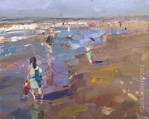 "Seascape Pleinair “Sunny day Perspective”" original fine art by Roos Schuring "Seascape Pleinair “Sunny day Perspective”" original fine art by Roos Schuring