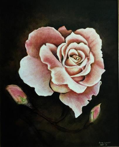 "Classic Rose" original fine art by Karen Roncari "Classic Rose" original fine art by Karen Roncari
