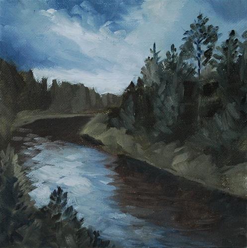 "Reddish Reflections" original fine art by J M Needham "Reddish Reflections" original fine art by J M Needham