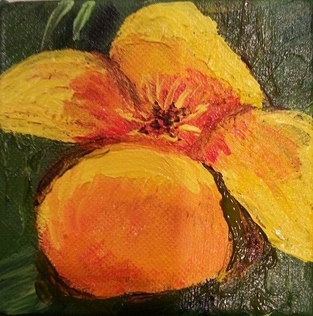 "Mexican Golden Poppie" original fine art by Jo Allebach "Mexican Golden Poppie" original fine art by Jo Allebach