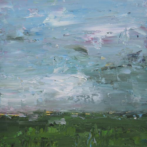 "Blue & Green Landscape Painting No 1" original fine art by Katie Jeanne Wood "Blue & Green Landscape Painting No 1" original fine art by Katie Jeanne Wood