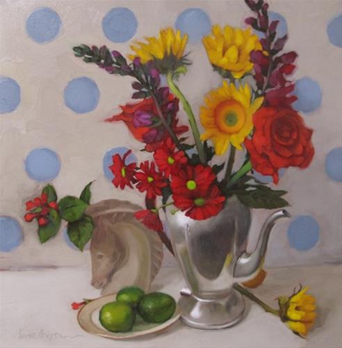 "Deco Still Life" original fine art by Diane Hoeptner "Deco Still Life" original fine art by Diane Hoeptner