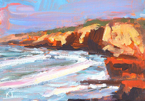 "Cabrillo Plein Air" original fine art by Kevin Inman "Cabrillo Plein Air" original fine art by Kevin Inman
